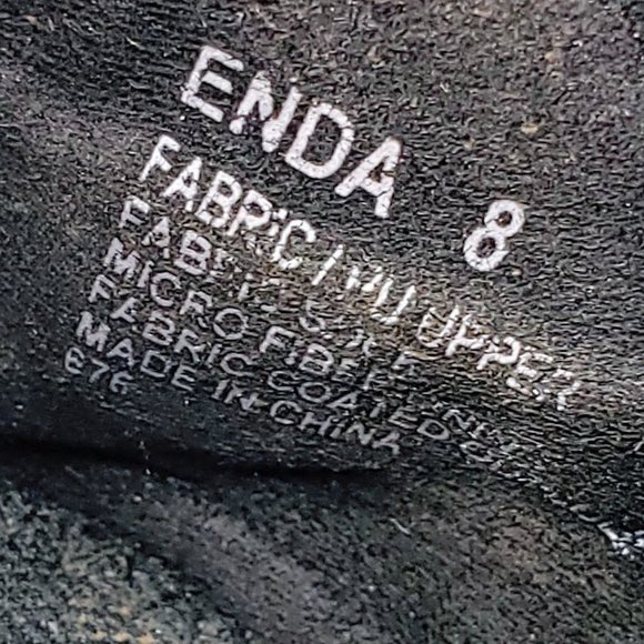 Steven by Steve Madden Enda Women’s Cross Knit Metallic Silver & Black Booties 8 - Picture 6 of 10